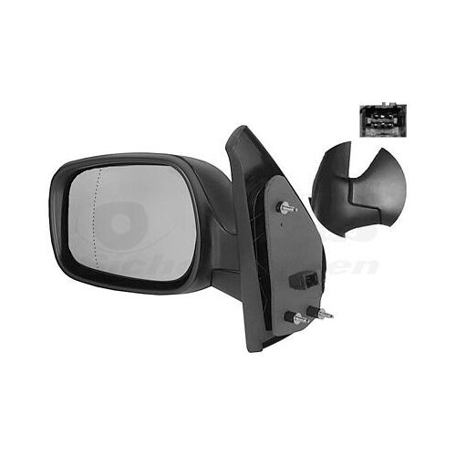 Retroviseur Electrique Gauche Noir Pour Renault Kangoo 98 - 08