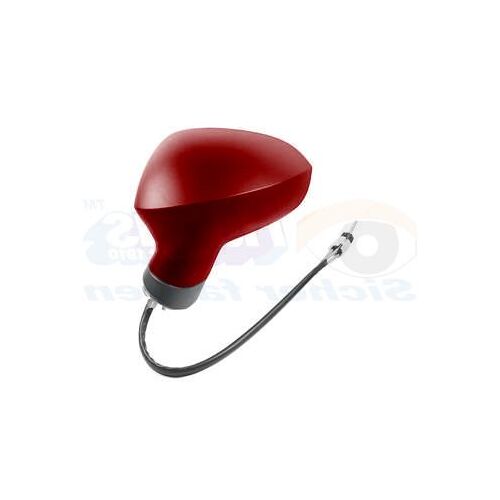 Retroviseur Gauche Rouge Pour Seat Ibiza 08 - 12