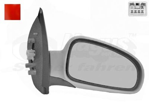 Retroviseur Electrique Droit Rouge Pour Chevrolet Aveo Hback 4/08 - 6/11