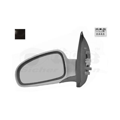 Retroviseur Electrique Gauche Noir Pour Daewoo Kalos 3/5 D. - 08