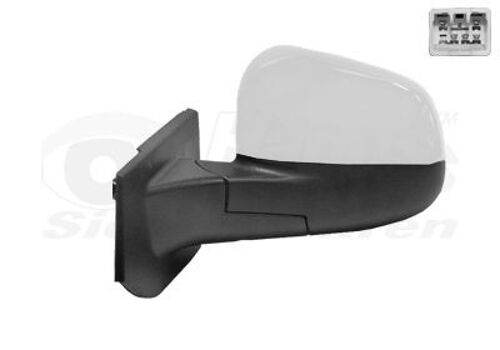 Retroviseur Electrique Gauche Blanc Pour Chevrolet Spark 3/10 -