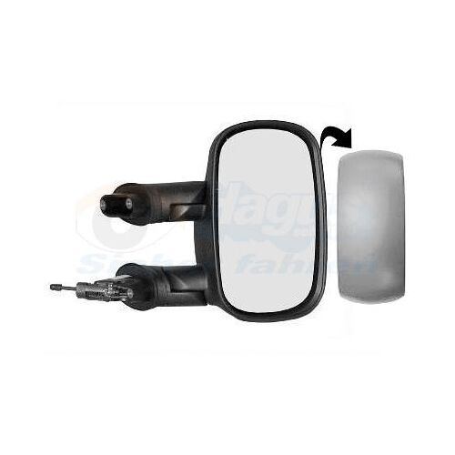 Retroviseur Droit Gris Metal Pour Fiat Doblo - 05