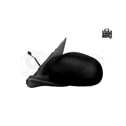 Retroviseur Electrique Gauche Noir Pour Fiat 500l 9/12 -