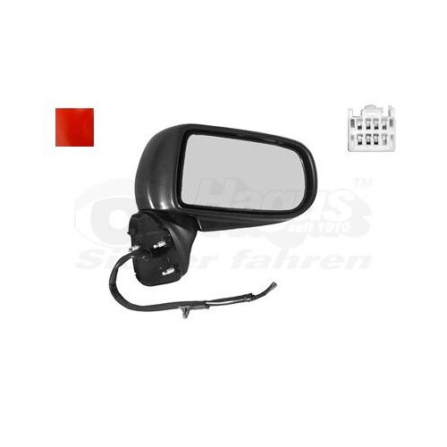 Retroviseur Electrique Droit Rouge Pour Mazda Premacy