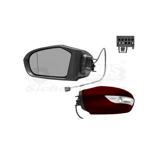 Retroviseur Electrique Gauche Rouge Pour Mercedes B W245 05 - 11