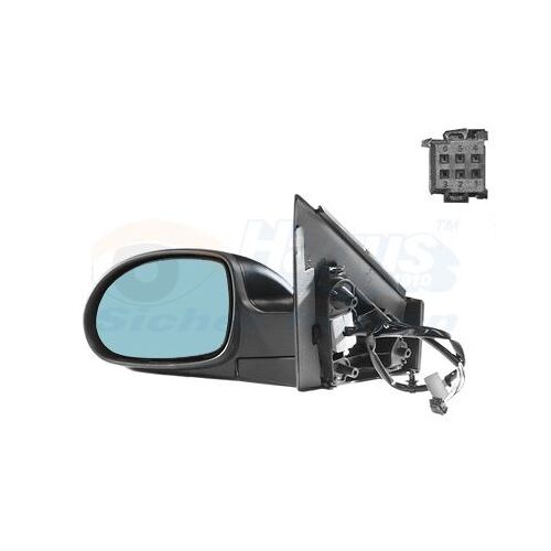 Retroviseur Electrique Gauche Noir Pour Citroen C5 11/04 - 08