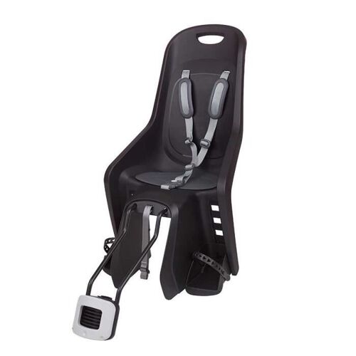 Siège De Vélo Arrière Avec Fixation Cadre Enfant Polisport Bubbly Maxi Plus Ff 29" - Noir/Gris - Tu