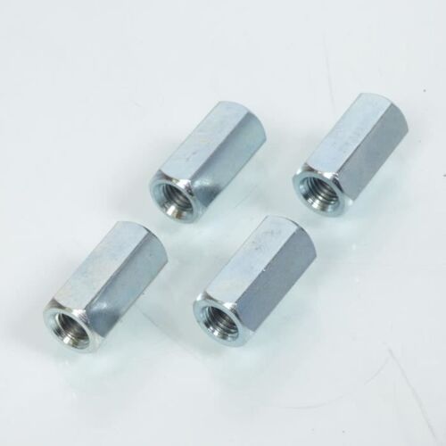 Lot 4 Écrou Long De Culasse M7 P100 Pour Cyclomoteur Mobylette - Mfpn : Ã?Crou Long Culasse M7 P100 X4-180825-3n
