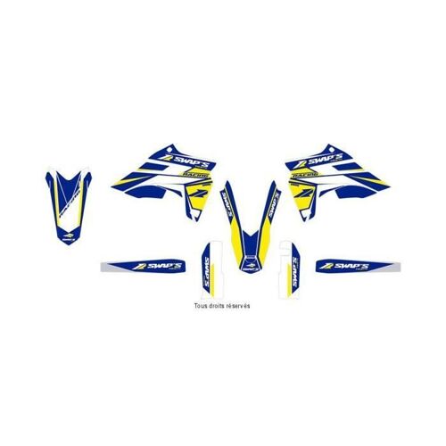 Kit Deco Diamond Light Sherco 2016 Bleu
