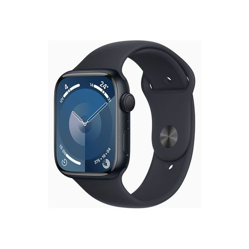 Apple Watch Series 9 GPS - Boîtier Aluminium 45 mm Minuit - Bracelet M/L