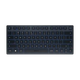 CHERRY KW 7100 MINI BT - Clavier - sans fil - Bluetooth 5.1 - QWERTY - Europe - commutateur : CHERRY SX - bleu ardoise