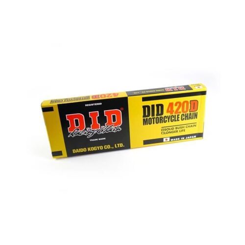 Chaîne Haute Résistance Did 420 Dirt Bike Pit Bike Mini Moto Root > Accueil > Pièces Détachées > Chaînes / Transmissions >