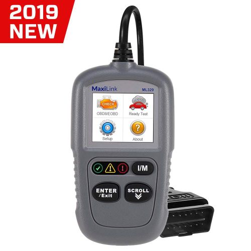 Autel Ml329 Outil De Diagnostic Voiture Scanner Obd2 / Can De Défauts De Moteur Avec I/M Brevetés En Un Clic Et Autovin
