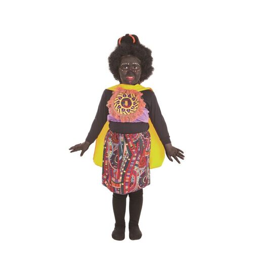 Déguisement De Jungle Africaine Pour Fille (Taille 7-9a)