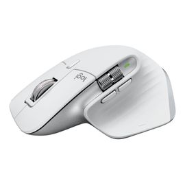 Logitech Master Series MX Master 3S for Mac - Souris - ergonomique - optique - 7 boutons - sans fil - 2.4 GHz, Bluetooth - gris pâle - pour Apple MacBook