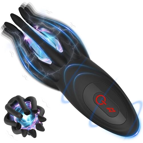 Kalanka-Masturbateur Sextoyse Pour Homme Avec 10 Modes De Vibration Et 7 Modes De Choc, Mastubateurs Masculins Jouet Adulte Toy Pour Pénis (Noir)