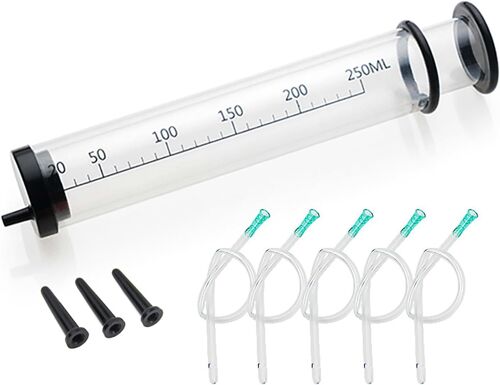 Kal-Plug Urétral Jetable En Silicone Dilatateurs Urétraux Avec Seringue Pénis Anal Douche Intime Clystère Urétrales Sextoys Pour Hommes (Transparent)