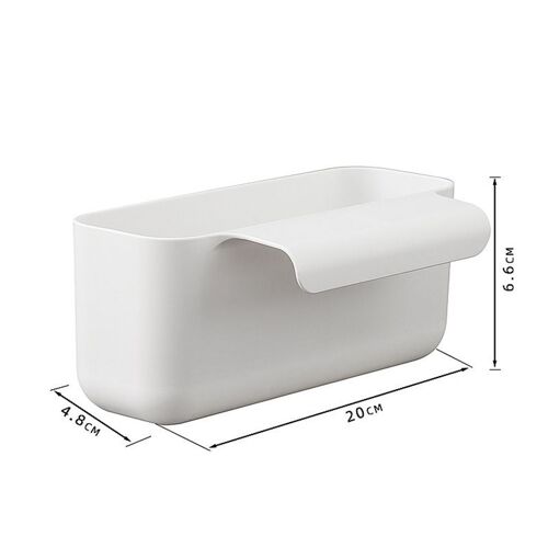 Panier de rangement en plastique pour évier de cuisine, égouttoir pour savon et éponge, organisateur de maison