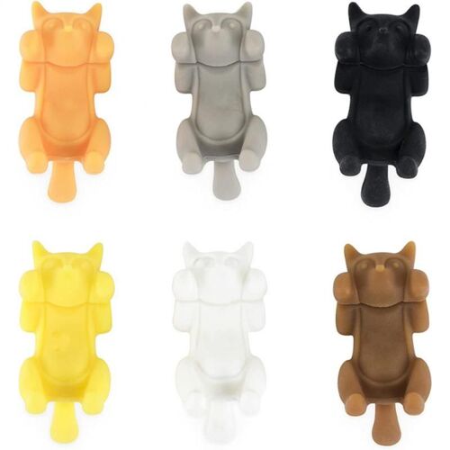 Lot De 6 Marqueurs De Boissons En Silicone, Ensemble De Breloques Pour Verres À Vin, Pour Cocktails, Gel De Silice, Étiquettes Pour Tasses, Identification, Signe De Verre À Vin