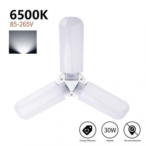 Plafonnier Led Pliable Et Déformable, Éclairage Industriel Super Lumineux, Pour Maison, Entrepôt Et Atelier, 30/40w