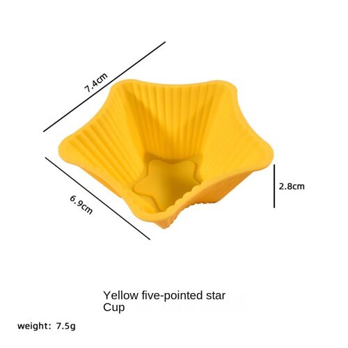 Moule À Cupcake En Silicone Réutilisable, Doublures Antiadhésives, Couleurs Arc-En-Ciel, Tasses De Cuisson, Moule À Muffin