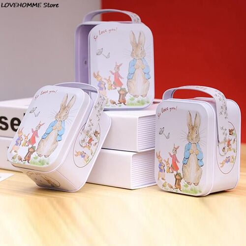 Petite Valise Vintage de Rangement en Métal 18, Boîte-Cadeau à Bonbons et Cookies, Boîte de Rangement