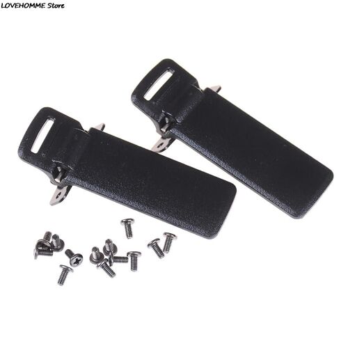 Lot de 2 pièces de rechange pour talkie-walkie Baofeng UV-5R, Clip de ceinture arrière pour Radio bidirectionnelle UV5R