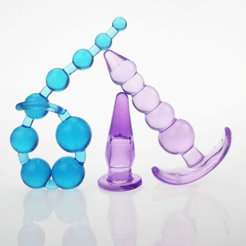 Perles Anales Érotiques Pour Massage De La Prostate, 3 Pièces, Jouet D'arrière-Cour Stimulant Le Point G, Balle, Jouets Sexuels Sexy Pour Hommes, Lot