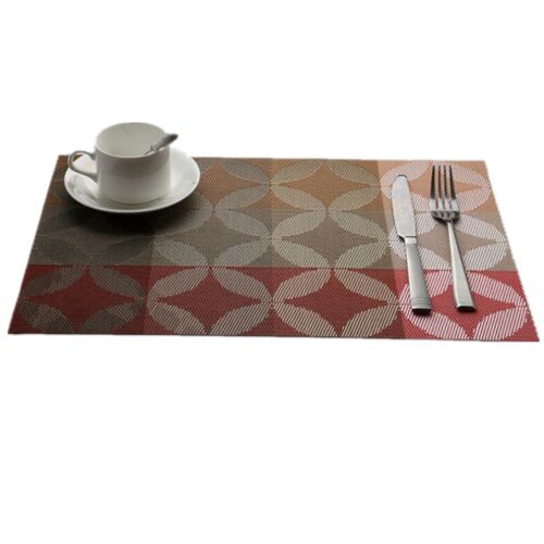 Dessous De Verre En Pvc Lavable Résistant À La Chaleur, Napperon, Tasse, Accessoires De Cuisine, Décor De Table À Manger, Polymères, 30x45cm, 1 Pièce