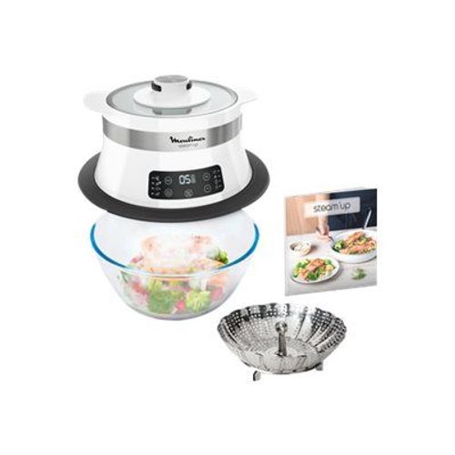 Moulinex VJ504010 Steam'up - Cuiseur vapeur - 550 Watt - blanc