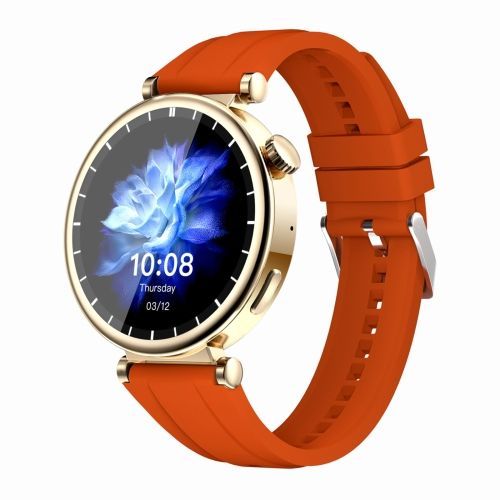 Montre Intelligente Sport Ip67 Ws520 1,28 Pouces - Or + Orange