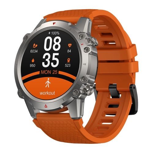 Zeblaze Vibe 7 Lite Écran Ips 1,47 Pouces 3 Atm Ip69k Montre Intelligente Étanche - Orange