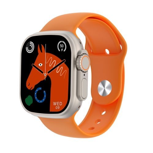 Montre Intelligente À Écran Couleur Ultra9 De 2,1 Pouces - Orange