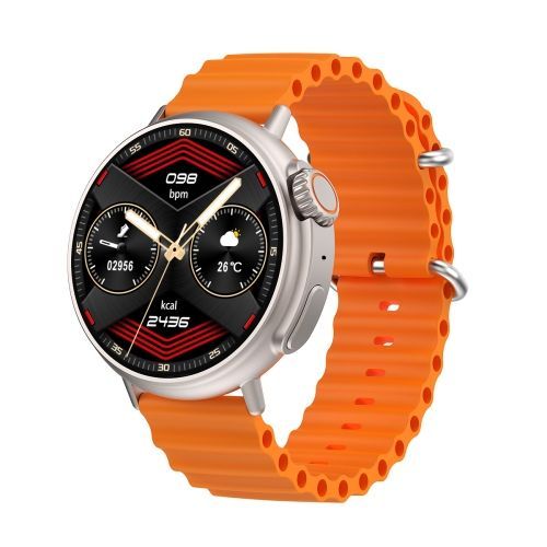 Mt30 1,6 Pouce Hd Écran Tpu Strap Montre Intelligente Prend En Charge Les Appels Vocals / Surveillance De L'oxygène Dans Le Sang - Orange
