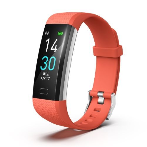 S5-4 Bracelet Intelligent Ip68 Fréquence Cardiaque Étanche Sport Fitness Tracker Montre Intelligente - Orange
