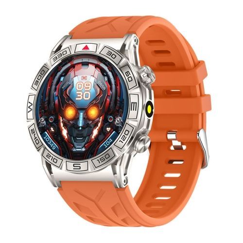 Montre Intelligente À Écran Couleur Kc80 De 1,43 Pouces - Orange