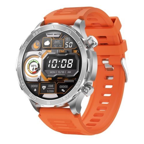 Dk67 1,53 Pouces Ip67 Bt 5.0 Montre Intelligente De Sport De Remise En Forme - Orange