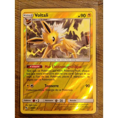 Voltali Reverse 23/68 Série Soleil Et Lune Destinées Occultes