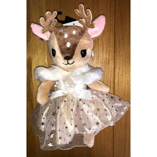 Doudou bébé biche faon minky double gaze Bio Oeko Tex cadeau naissance fait main personnalisable - France