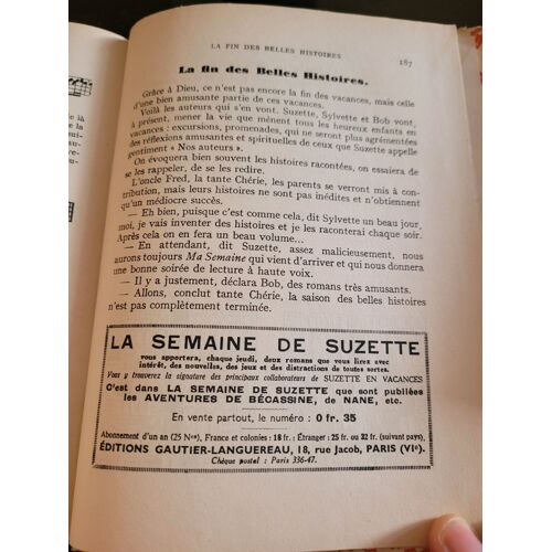 Suzette En Vacances 1935 Et 1936