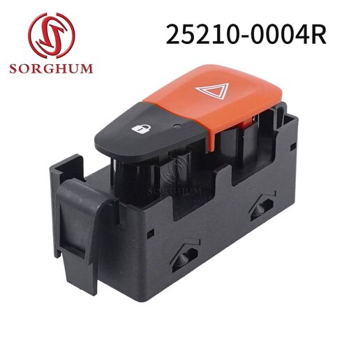 Bouton Interrupteur D'urgence Pour Renault Fluence Scenic Mk Iii, Commutateur D'urgence, Indicateur De Danger, Interrupteur Lumineux, 252100004r