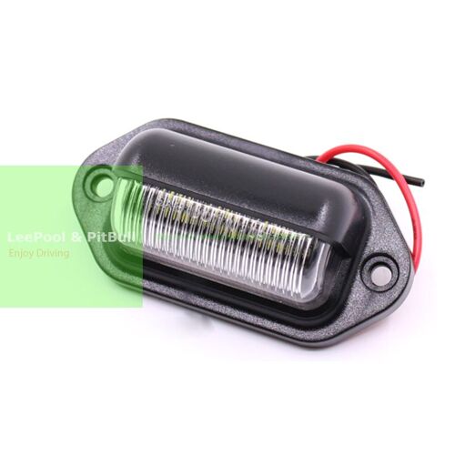 Lumière Led De Plaque D'immatriculation De Voiture, Éclairage Extérieur Général Pour Camion, Suv, Bus, Rv