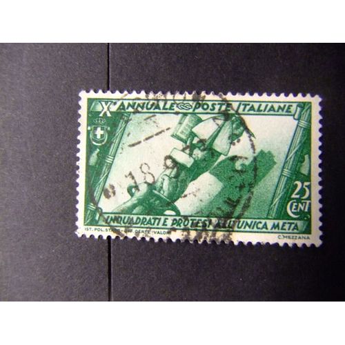 L 122 Italia Italie 1932 / Todos Hacia Un Mismo Fin / Yvert 309 Fu