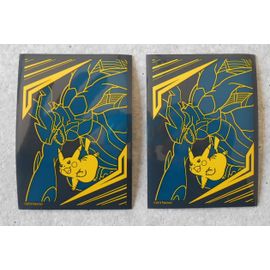 2 Protèges Cartes Collector Pokemon Pikachu Et Zekrom Sl9 - Original Et Non Ultra Pro