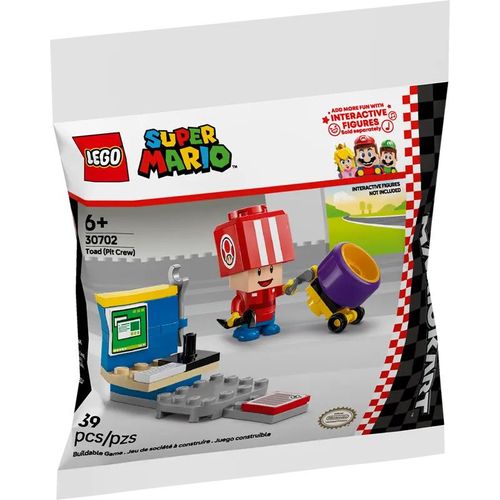 LEGO Super Mario - Mario Kart - Toad (stand) (Polybag) - 30702