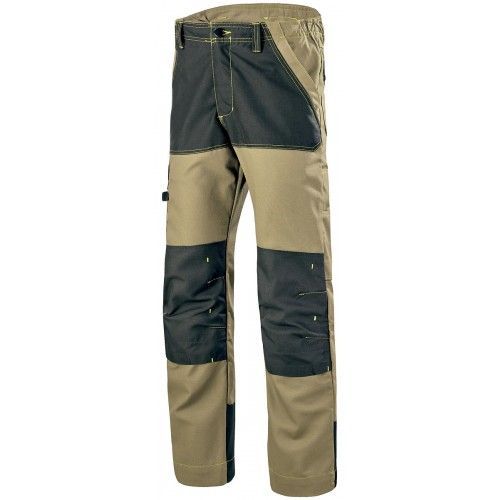 Pantalon de travail renforcé CRAFT WORKER - Beige et noir - taille 40 CEPOVETT SAFETY