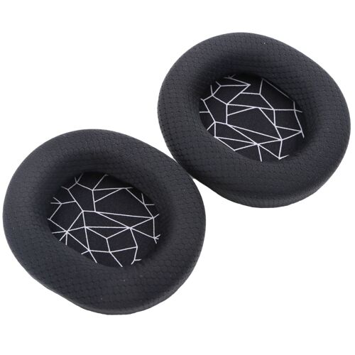 Coussinets d'oreille pour SteelSeries Arctis 3/5/7 1 paire Noir + Blanc