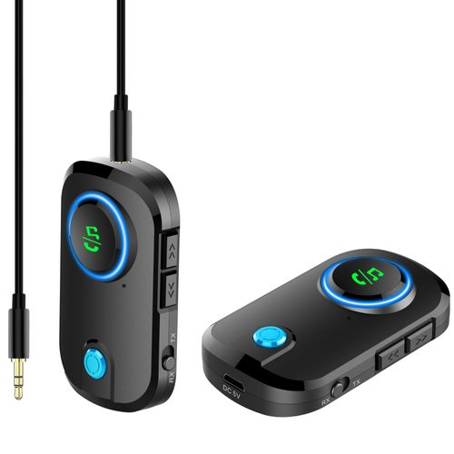 Récepteur émetteur Bluetooth Emetteur fil Bluetooth mains libres AUX