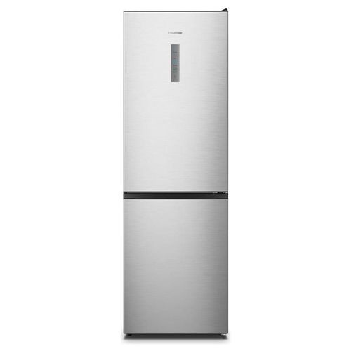 Réfrigérateur-congélateur Hisense RB390N4BCC - congélateur bas - 59.5x59x186 cm (lxpxh) - 304 litres - classe C - métal brillant