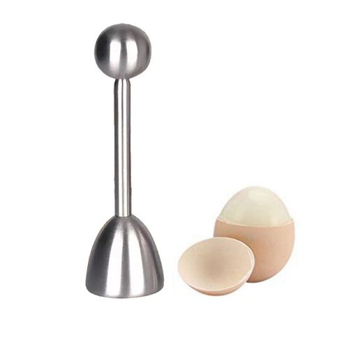 Casse-¿Uf Qui Coupe Le Dessus De La Coquille De L'¿Uf Argent